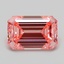 3.11 Ct. Fancy Vivid Pink Emerald Lab Grown Diamond