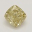 0.53 Ct. Fancy Brown-Yellow Cushion Diamond