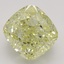 4.01 Ct. Fancy Yellow Cushion Diamond