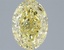 3.52 Ct. Fancy Intense Yellow Oval Lab Grown Diamond