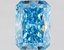 1.56 Ct. Fancy Vivid Blue Radiant Lab Grown Diamond