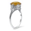 The Nadie Ring, smalltop view on a hand