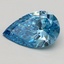 1.01 Ct. Fancy Vivid Blue Pear Lab Grown Diamond
