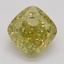 0.81 Ct. Fancy Deep Yellow Cushion Diamond
