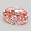 1.85 Ct. Fancy Vivid Pink Oval Lab Grown Diamond