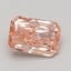 4.08 Ct. Fancy Vivid Pink Radiant Lab Grown Diamond