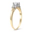 The Dorene Ring, smalltop view on a hand