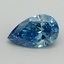 3.0 Ct. Fancy Vivid Malibu Blue Pear Lab Grown Diamond