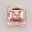 2.61 Ct. Fancy Intense  Pink Asscher Lab Grown Diamond