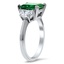 The Lovella Ring, smalltop view on a hand