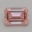 1.07 Ct. Fancy Intense Pink Emerald Lab Grown Diamond