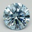 3.18 Ct. Fancy Vivid Blue Round Lab Grown Diamond