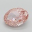 3.02 Ct. Fancy Vivid  Pink Oval Lab Grown Diamond