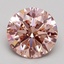 3.02 Ct. Fancy Intense Pink Round Lab Grown Diamond