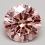 2.10 Ct. Fancy Intense Pink Round Lab Grown Diamond
