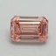 1.03 Ct. Fancy Vivid Pink Emerald Lab Grown Diamond