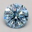 2.00 Ct. Fancy Blue Round Lab Grown Diamond