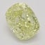 3.14 Ct. Fancy Yellow Cushion Diamond
