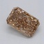 0.36 Ct. Light  Brown Radiant Lab Grown Diamond