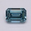 2.07 Ct. Fancy Intense Blue Emerald Lab Grown Diamond