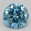 2.25 Ct. Fancy Vivid Blue Round Lab Grown Diamond