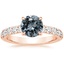 14K Rose Gold Anthology Half-Coverage Diamond Ring (1/2 ct. tw.), smalltop view