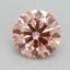2.00 Ct. Fancy Intense Pink Round Lab Grown Diamond