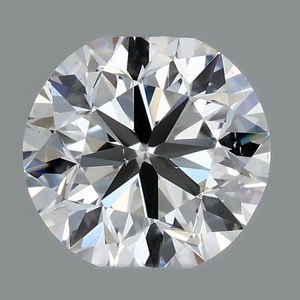 Round diamond — real photo