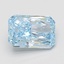 1.56 Ct. Fancy Vivid Blue Radiant Lab Grown Diamond