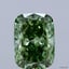 2.01 Ct. Fancy Vivid  Green Cushion Lab Grown Diamond