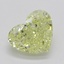 0.91 Ct. Fancy Yellow Heart Diamond