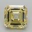 8.93 Ct. Fancy Intense  Yellow Asscher Lab Grown Diamond