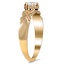 The Cahra Ring, smalltop view on a hand