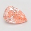 1.56 Ct. Fancy Vivid Pink Pear Lab Grown Diamond
