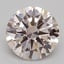 1.00 Ct. Fancy Light Brownish Pink Round Lab Grown Diamond
