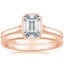14K Rose Gold Luna Bridal Set