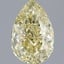 3.06 Ct. Fancy Yellow Pear Lab Grown Diamond
