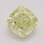 1.22 Ct. Fancy Yellow Cushion Diamond