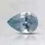 7x4.9mm Unheated Violet Pear Montana Sapphire