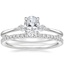 Platinum Cometa Diamond Ring with Luxe Ballad Diamond Ring (1/4 ct. tw.)