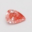 0.50 Ct. Fancy Vivid Pink Pear Lab Grown Diamond