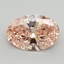 5.02 Ct. Fancy Vivid Pink Oval Lab Grown Diamond