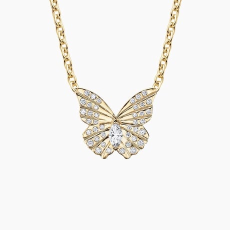 Logan Hollowell Flutter Lab Diamond Necklace (1/5 ct. tw.)