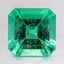 7.6mm Asscher Colombian Emerald