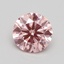 1.27 Ct. Fancy Intense Pink Round Lab Grown Diamond