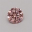 0.32 Ct. Fancy Vivid Pink Round Lab Grown Diamond