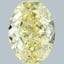 1.58 Ct. Fancy Intense Yellow Oval Lab Grown Diamond