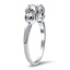 The Roseann Ring, smalltop view on a hand