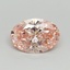 2.00 Ct. Fancy Vivid Pink Oval Lab Grown Diamond