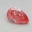 0.72 Ct. Fancy Vivid Pink Pear Lab Grown Diamond